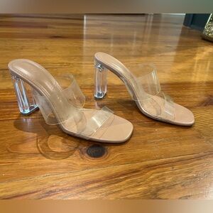 Zara Clear Heels / worn a good bit / size 38